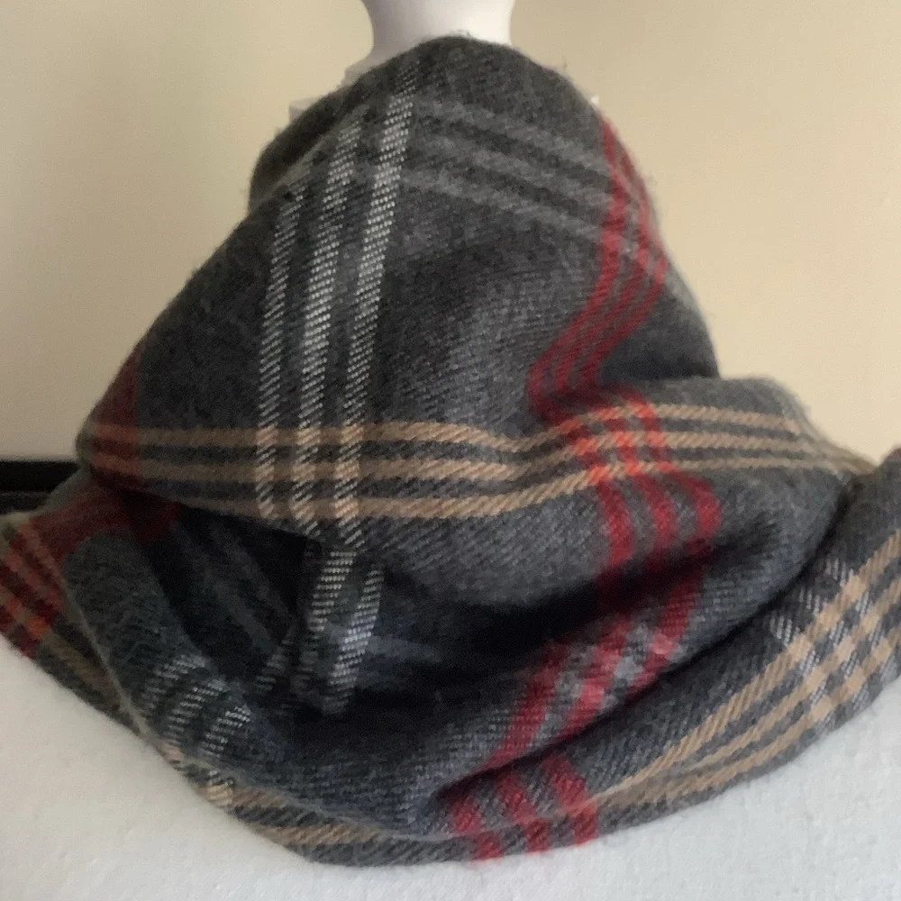 Mens Lined Winter Scarf with Secret Pocket